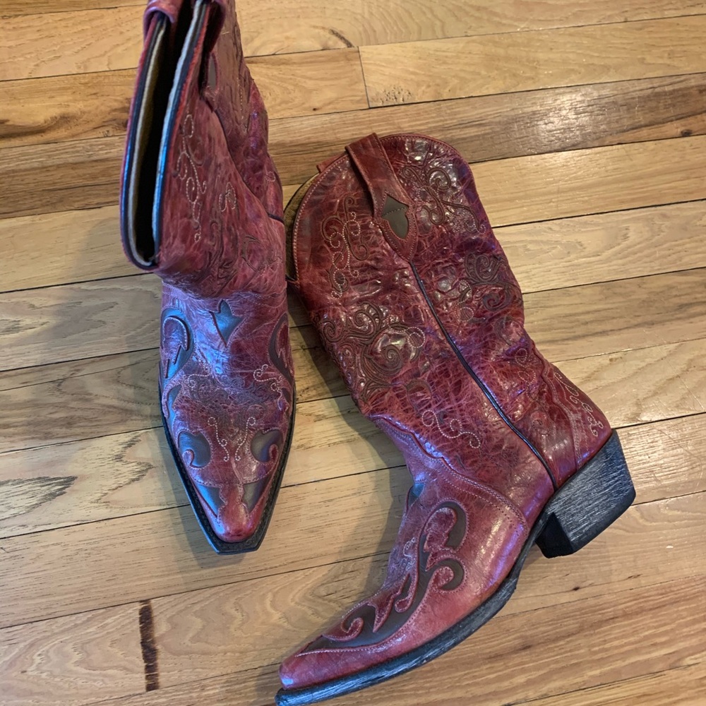 Red Cowboy Boots